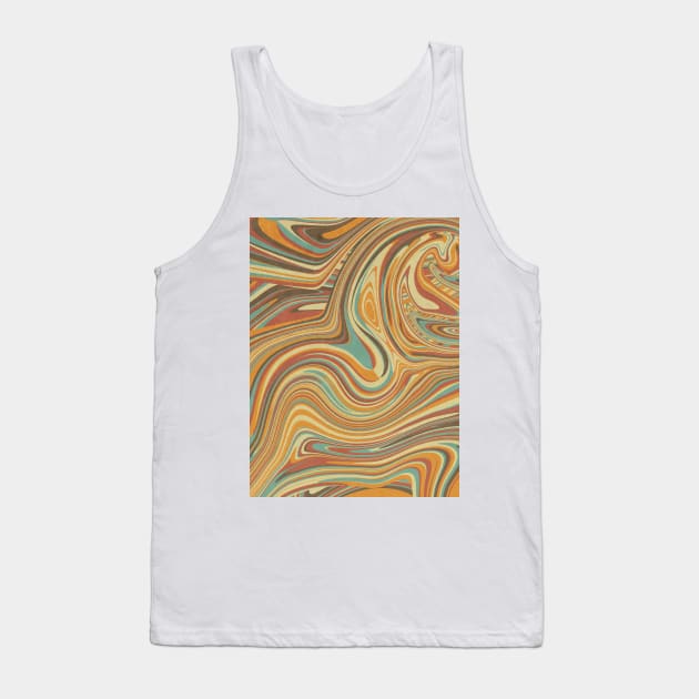 Rainbow Marble Organic Texture Tank Top by Tobe_Fonseca